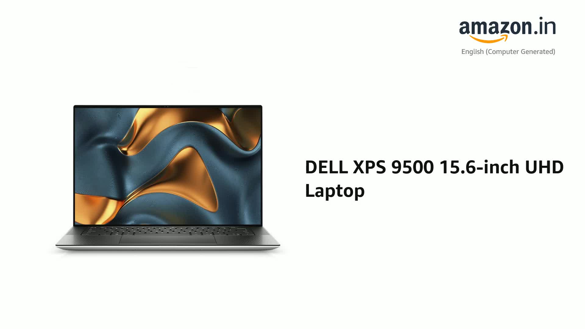 Dell Intel XPS 9500 15.6-inches(39.6cm) UHD Laptop - 10th Gen Core